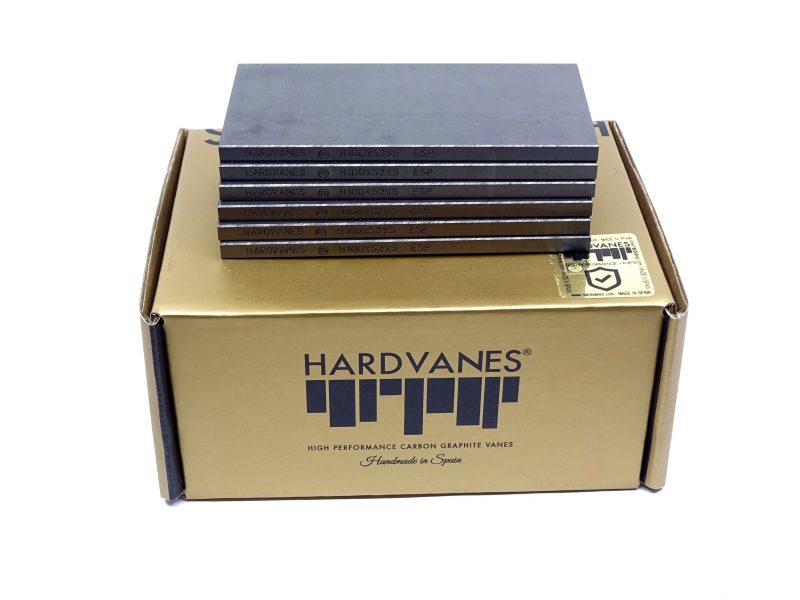 VANES RIETSCHLE DTA 60 VANES PALETAS ASPAS CARBON ALETAS PALAS PALETTE BOMBA DE VACIO ELMO RIETSCHLE VACUUM PUMP H100525/6